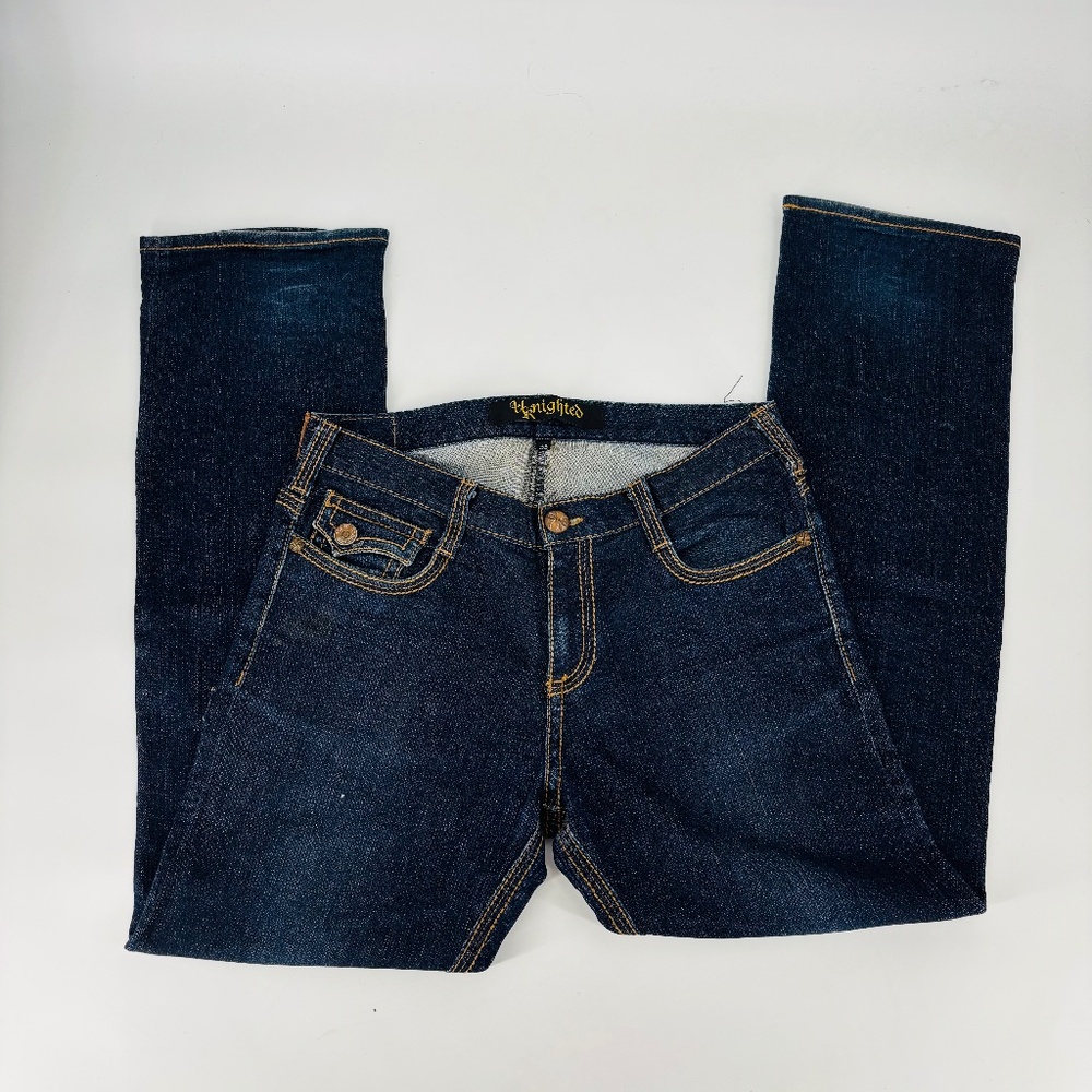 Pre-Owned Men's UKnighted Jeans Size 33x32 Waist Designer Denim USA Made